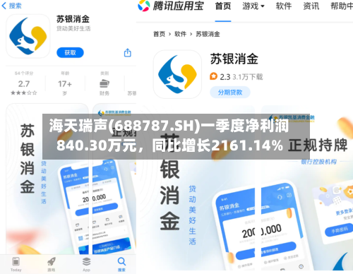海天瑞声(688787.SH)一季度净利润840.30万元，同比增长2161.14%-第1张图片