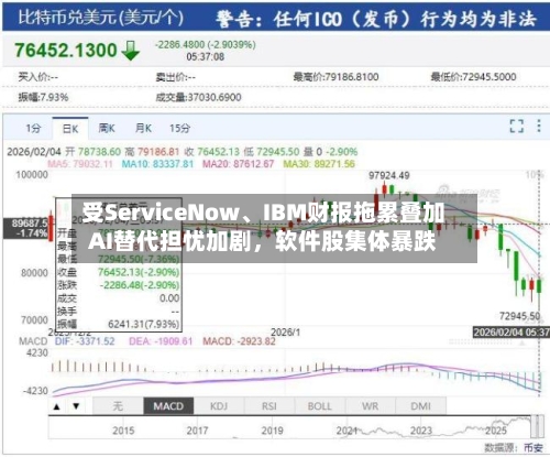 受ServiceNow、IBM财报拖累叠加AI替代担忧加剧，软件股集体暴跌-第3张图片