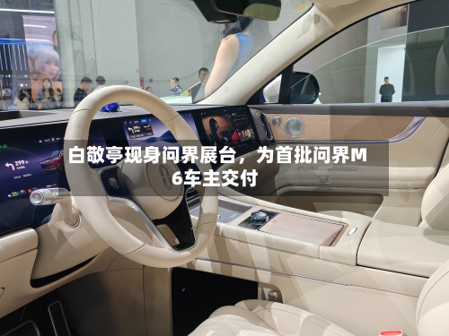 白敬亭现身问界展台，为首批问界M6车主交付-第2张图片