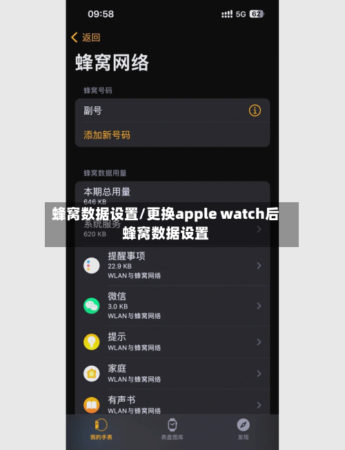 蜂窝数据设置/更换apple watch后蜂窝数据设置-第2张图片
