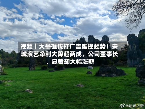 视频｜大举砸钱打广告难挽颓势！宋城演艺净利大降超两成，公司董事长	、总裁却大幅涨薪-第1张图片