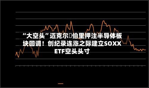 “大空头”迈克尔・伯里押注半导体板块回调！创纪录连涨之际建立SOXX ETF空头头寸-第2张图片