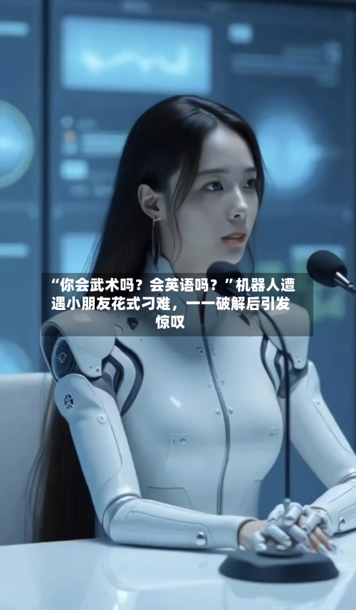 “你会武术吗？会英语吗？”机器人遭遇小朋友花式刁难，一一破解后引发惊叹-第2张图片