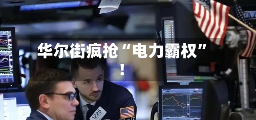 华尔街疯抢“电力霸权	”！-第2张图片