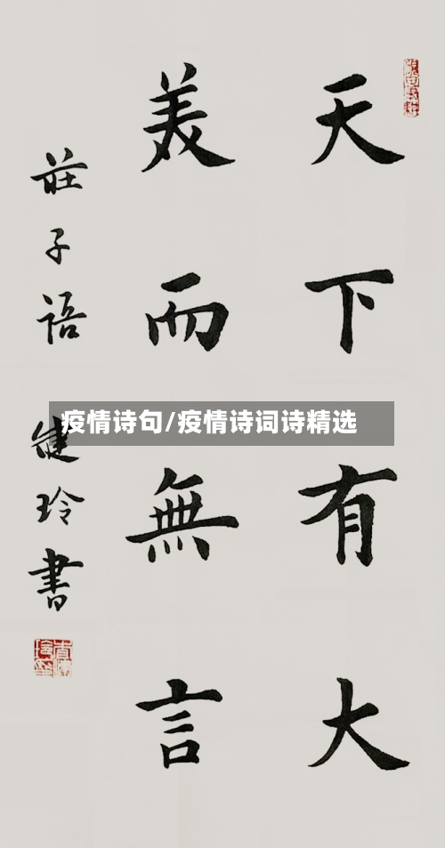 疫情诗句/疫情诗词诗精选-第2张图片