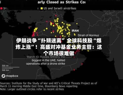 伊朗战争“扑朔迷离	” 全球科技股“爆炸上涨”！高盛对冲基金业务主管：这个市场很难做-第1张图片