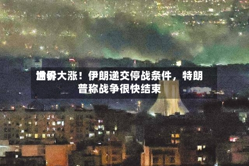 世界油价大涨！伊朗递交停战条件，特朗普称战争很快结束-第1张图片