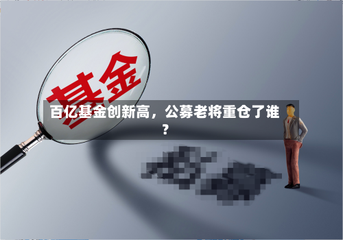 百亿基金创新高，公募老将重仓了谁？-第2张图片
