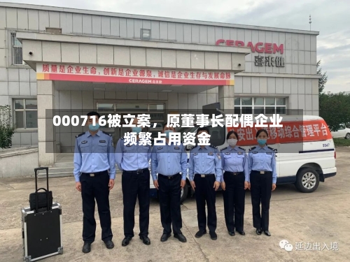 000716被立案，原董事长配偶企业频繁占用资金-第3张图片