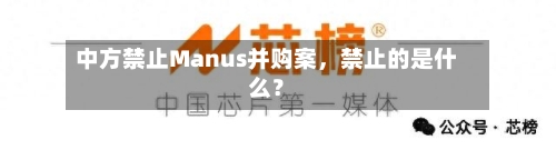 中方禁止Manus并购案，禁止的是什么？-第1张图片
