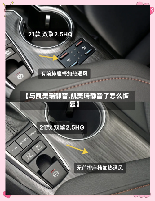 【与凯美瑞静音,凯美瑞静音了怎么恢复】-第1张图片