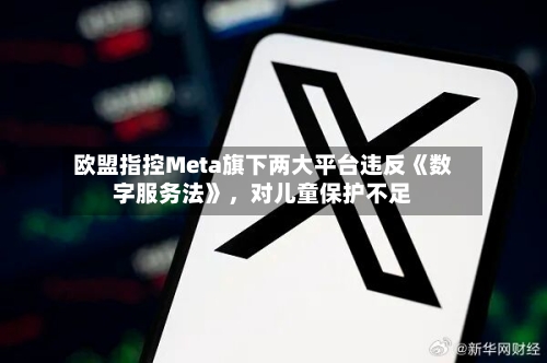 欧盟指控Meta旗下两大平台违反《数字服务法》，对儿童保护不足-第1张图片