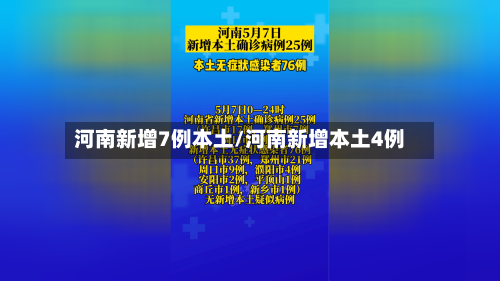 河南新增7例本土/河南新增本土4例-第3张图片
