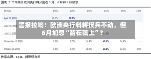 警报拉响！欧洲央行料将按兵不动，但6月加息“箭在弦上”？-第2张图片