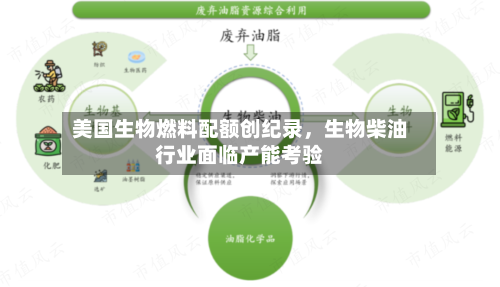 美国生物燃料配额创纪录，生物柴油行业面临产能考验-第1张图片