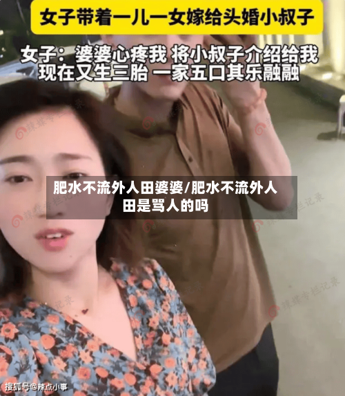 肥水不流外人田婆婆/肥水不流外人田是骂人的吗-第1张图片