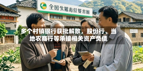多个村镇银行获批解散，股份行	、当地农商行等承接相关资产负债-第1张图片