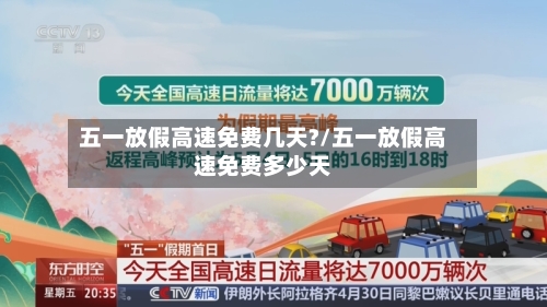 五一放假高速免费几天?/五一放假高速免费多少天-第1张图片