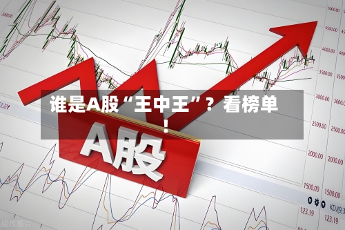 谁是A股“王中王	”？看榜单！-第1张图片