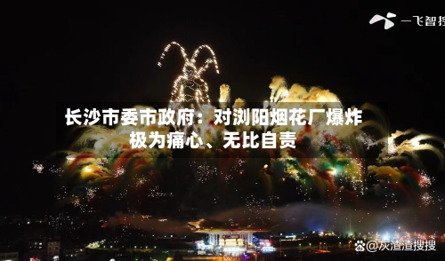 长沙市委市政府：对浏阳烟花厂爆炸极为痛心、无比自责-第3张图片