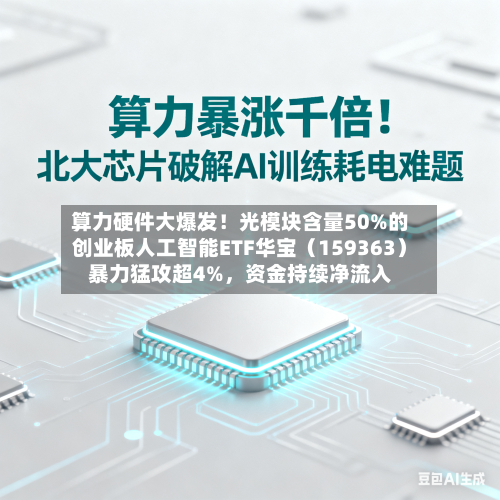 算力硬件大爆发！光模块含量50%的创业板人工智能ETF华宝（159363）暴力猛攻超4%	，资金持续净流入-第2张图片