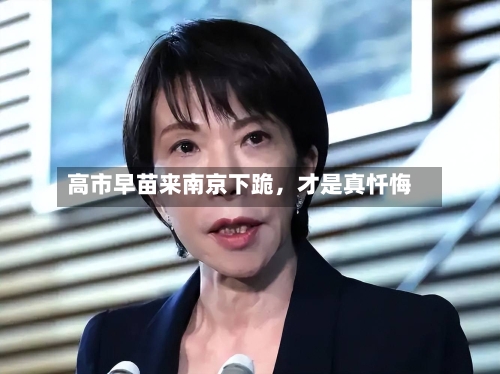 高市早苗来南京下跪，才是真忏悔-第1张图片