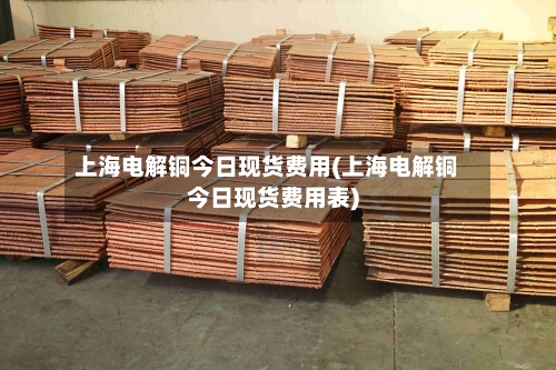 上海电解铜今日现货费用(上海电解铜今日现货费用表)-第3张图片
