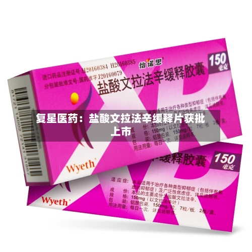 复星医药：盐酸文拉法辛缓释片获批上市-第1张图片