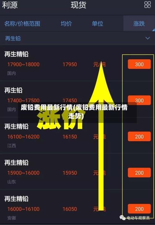 废铅费用最新行情(废铅费用最新行情走势)-第1张图片