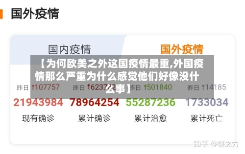 【为何欧美之外这国疫情最重,外国疫情那么严重为什么感觉他们好像没什么事】-第3张图片