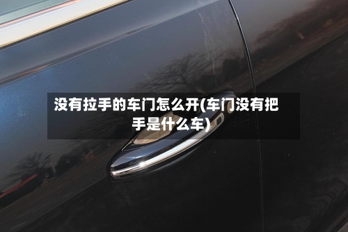 没有拉手的车门怎么开(车门没有把手是什么车)-第3张图片