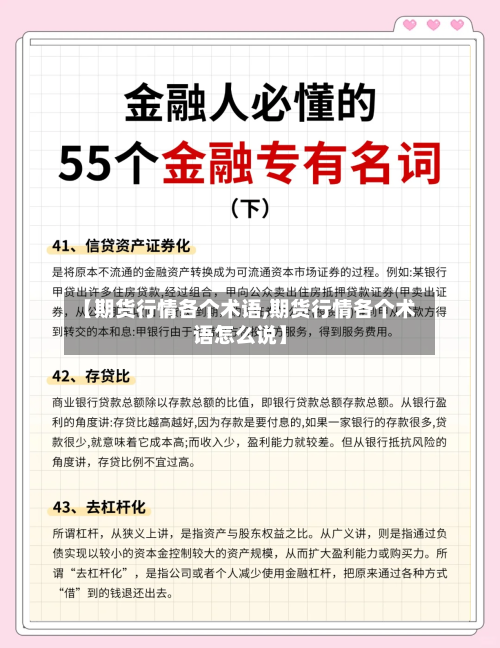 【期货行情各个术语,期货行情各个术语怎么说】-第1张图片