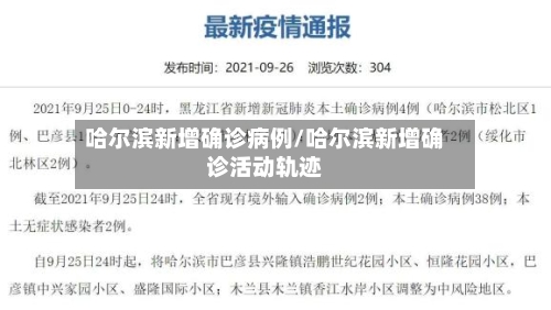 哈尔滨新增确诊病例/哈尔滨新增确诊活动轨迹-第3张图片