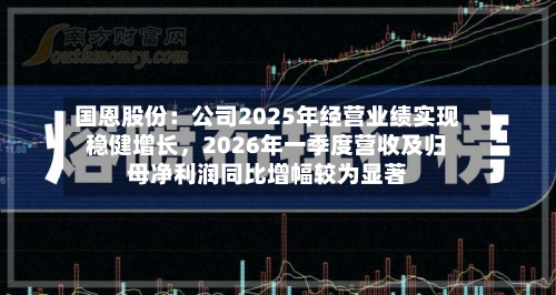 国恩股份：公司2025年经营业绩实现稳健增长，2026年一季度营收及归母净利润同比增幅较为显著-第2张图片