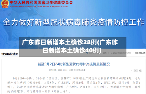 广东昨日新增本土确诊28例(广东昨日新增本土确诊40例)-第1张图片