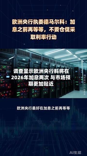 调查显示欧洲央行料将在2026年加息两次 与市场预期更加贴近-第3张图片