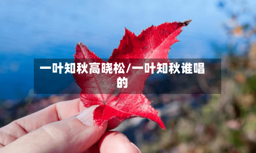 一叶知秋高晓松/一叶知秋谁唱的-第2张图片