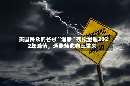 美国民众的谷歌“通胀	”搜索量超2022年峰值	，通胀焦虑卷土重来-第1张图片