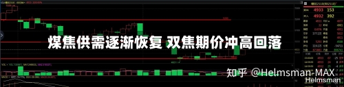煤焦供需逐渐恢复 双焦期价冲高回落-第2张图片