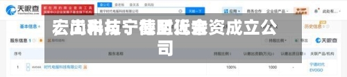 宏工科技：截至近来，尚未与宁德时代合资成立公司-第1张图片