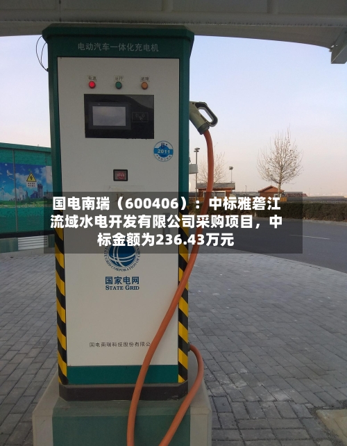 国电南瑞（600406）：中标雅砻江流域水电开发有限公司采购项目，中标金额为236.43万元-第3张图片