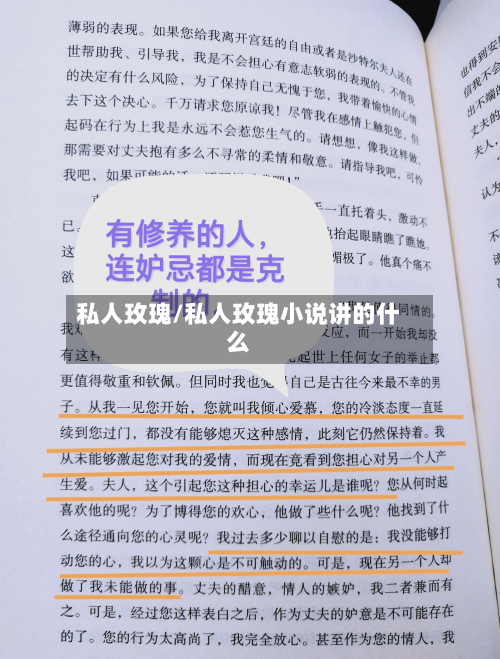 私人玫瑰/私人玫瑰小说讲的什么-第2张图片