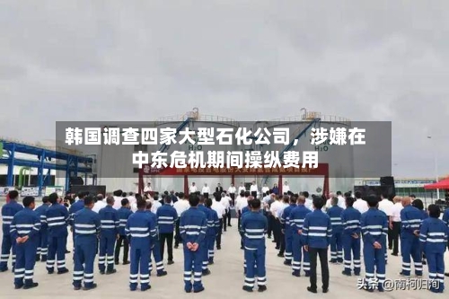 韩国调查四家大型石化公司，涉嫌在中东危机期间操纵费用-第3张图片
