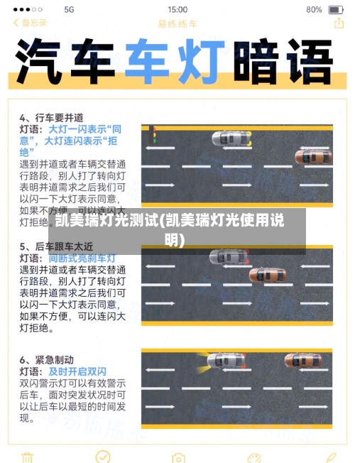 凯美瑞灯光测试(凯美瑞灯光使用说明)-第1张图片