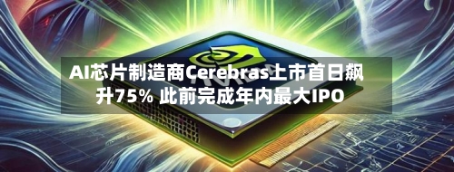 AI芯片制造商Cerebras上市首日飙升75% 此前完成年内最大IPO-第3张图片
