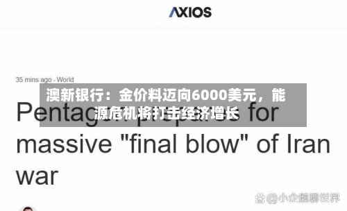澳新银行：金价料迈向6000美元	，能源危机将打击经济增长-第3张图片