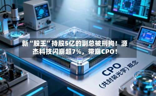 新“股王	”持股5亿的副总被刑拘！源杰科技闪崩超7%，带崩CPO！-第1张图片