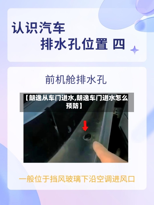 【朗逸从车门进水,朗逸车门进水怎么预防】-第3张图片