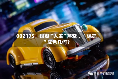 002175，国资“入主”落空 	，“保壳”成色几何？-第3张图片