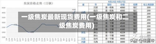 一级焦炭最新现货费用(一级焦炭和二级焦炭费用)-第1张图片